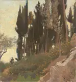 Ruggero Focardi, Cipressi a Monte Morello