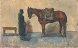 Giovanni Bartolena, Cavallo con soldato