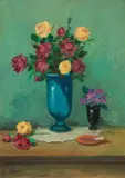 Fiori by Renato Natali, oil on panel, offered Nov 2013