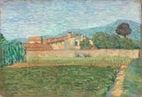 Paesaggio toscano by Carlo Domenici, oil on cardboard, offered Nov 2013