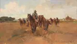 Buttero a cavallo by Carlo Domenici, oil on panel, offered Nov 2013