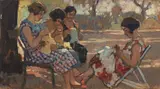 Cafiero Filippelli, Lavorando e chiacchierando nei giardini di Ardenza