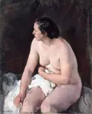 Ennio Pozzi, Nudo seduto