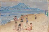 Moses Levy, Spiaggia di Tunisi (Bou-Kornine)