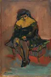 Mino Maccari, Donna seduta