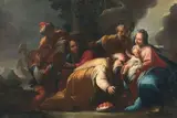 Adorazione dei Magi by Giovanni Camillo Sagrestani, oil on canvas, offered Nov 2013