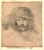 Autoritratto by detto il Grechetto Giovanni Benedetto Castiglione, engraving all'etching, offered Nov 2013