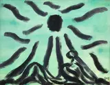 Angoscia by Virgilio Guidi, 1956, oil on canvas, offered Jun 2013