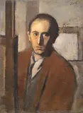 Bruno Saetti, Autoritratto, 1930, oil on canvas