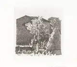 Giorgio Morandi, Il Poggio al mattino, 1928, etching on zinco