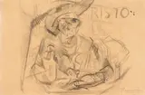 Umberto Boccioni, Studio di donna al caffè