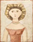 Massimo Campigli, Figura, 1953, oil on canvas