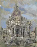 La Chiesa della Salute a Venezia by Filippo de Pisis, 1943, oil on canvas, offered Jun 2013