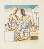 Colloquio segreto by Giorgio de Chirico, 1969, lithograph a sette colori, offered Jun 2013