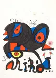 Manifesto per l'esposizione «Miró» by Joan Miró, 1975, lithograph, offered Jun 2013