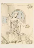 I miei amici orientali by Giorgio de Chirico, 1969, lithograph a colori, offered Jun 2013