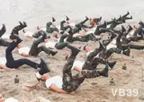 Vanessa Beecroft, Lotto di cinque opere, da cinque performances, 1999, screenprint a colori