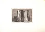 Giorgio Morandi, Natura morta con cinque oggetti, 1956, etching