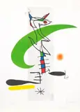 Joan Miró, La Translunaire, 1974, etching and acquatinta