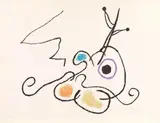 Ubu en las baleares by Joan Miró, 1971, lithograph, offered Jun 2013