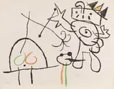 Ubu en las baleares by Joan Miró, 1971, lithograph, offered Jun 2013
