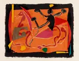 Chevaux et cavaliers III by Marino Marini, 1972, lithograph a colori, offered Jun 2013