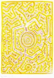 Keith Haring, Senza titolo, 1985, Puntasecca e acquatinta