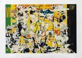 Rotella, Senza titolo, screenprint a colori