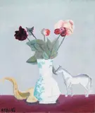 Natura morta by Giuseppe Cesetti, oil on canvas, offered Jun 2013