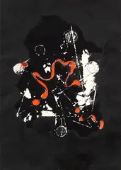 Senza titolo by Umberto Mastroianni, mixed media on paper, offered Jun 2013