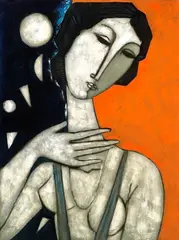 Bruno Landi, Notturno, 2002, oil on canvas