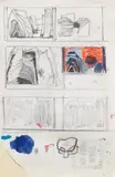 Enrico Prampolini, Bozzetti di scena per «Daphnis e Cloé», pencil and pastelli on paper