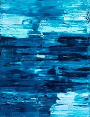 Giovanni Frangi, River, oil on canvas