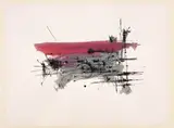Georges Mathieu, Composition, 1958, inchiostro and gouache on paper