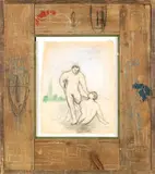 Sandro Chia, Senza titolo, 2006, mixed media on paper