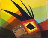 Roberto Crippa, Bird, 1970, mixed media