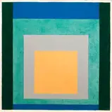 Josef Albers, Variation on Homage to the Square, 1958, oil on faesite