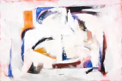 Antonio Scordia, Aria, 1965, oil on canvas