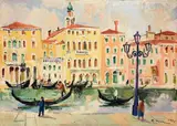 Venezia by Rodolfo Marma, 1975, oil on canvas board, offered Apr 2013