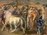 Ratto d'Europa by Ugo Capocchini, oil on canvas, offered Apr 2013