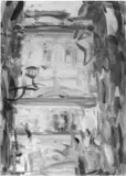 Strada fiorentina by Enzo Pregno, oil on canvas, offered Apr 2013