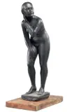 Nudo by Quinto Martini, scultura in bronze con base in legno, offered Apr 2013