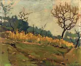Desiderio Tanfani, Campagna di Settignano, oil on panel