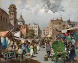 Felice Giordano, Bancarelle napoletane