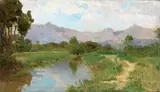 Federico Andreotti, Paesaggio lacustre