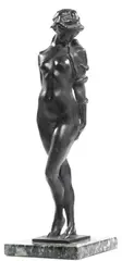 Enrico Saroldi, Nudo, scultura in bronze