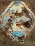 Mosè Bianchi, Modello per affresco