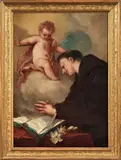 Giovanni Antonio Guardi, Apparizione di Gesù Bambino a Sant'Antonio, oil on canvas