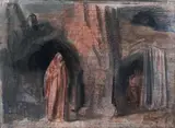 Pietro Annigoni, L'Anacoreta (La grotta di Platone)