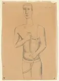 Carlo Carrà, Uomo col bicchiere II